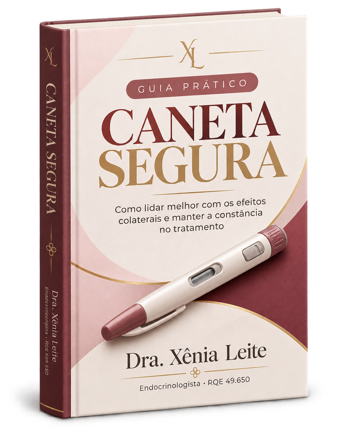 Capa do guia Caneta Segura, da Dra. Xênia Leite